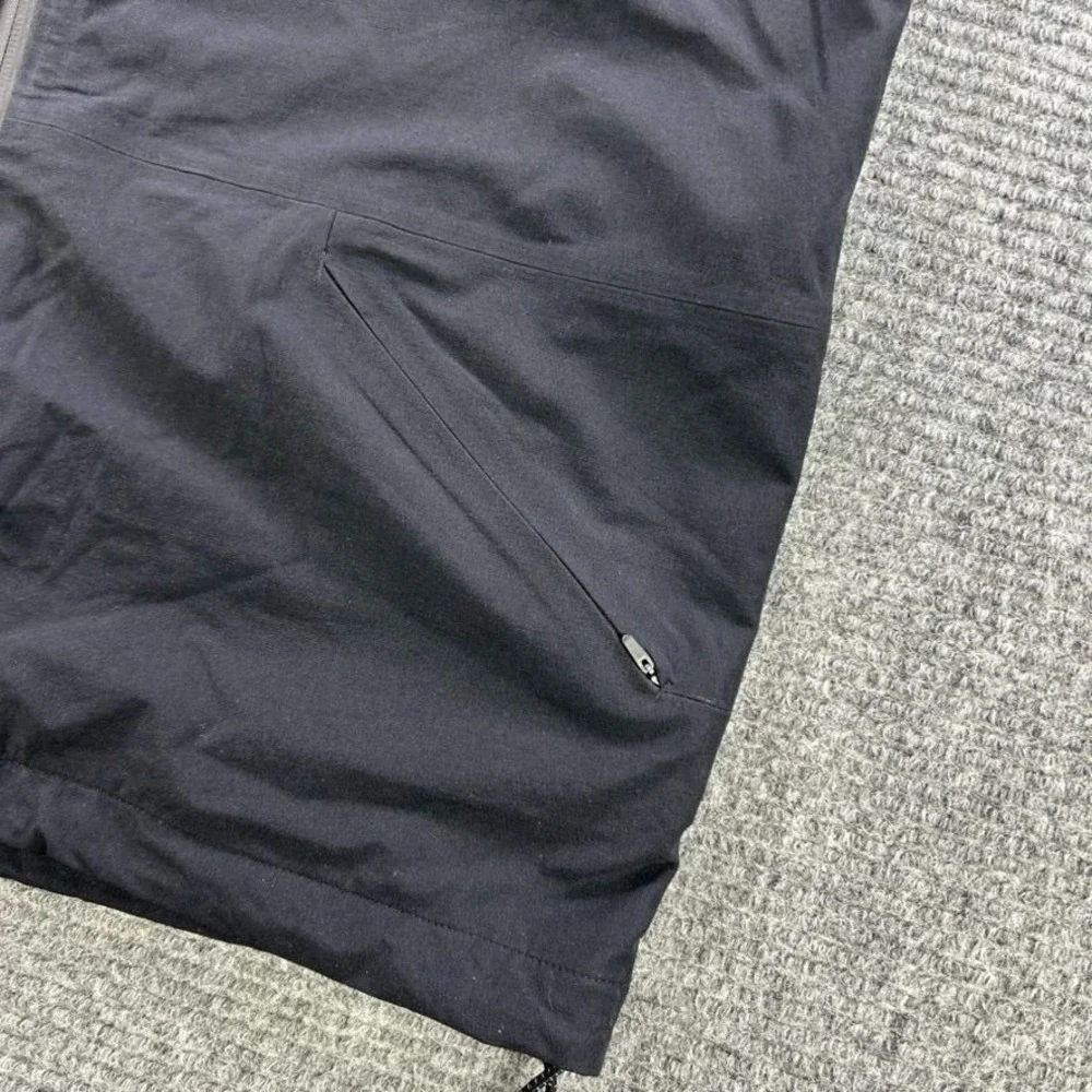Outdoor Voices Black Full Zip Hooded Jacket Men Small Lightweight Athleisure Gym
